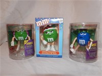 2 M&M Bendable Body Characters and Ornament