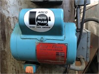 ARCO- ROTARY 1 HP. PHASE GENERATOR (1 TO 3 PHASE)*