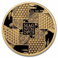 2023 Niue 1 Oz Gold $100 Magnum Opus Prooflike