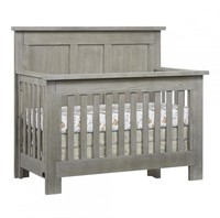 SOHO Baby Hanover 4-in-1 Convertible Crib Oak Gray