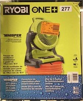 Ryobi One+18V 7.5” Bucket-Tp Misting Fan Kit