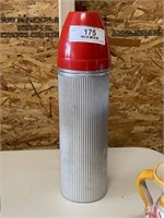 Vintage Thermos Ribbed Coffee Pot with Lid