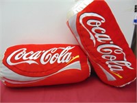 Two Coca Cola Pillows