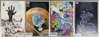 4pc Silver Surfer Black #1-5 Marvel Comic Books