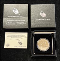 2015 P US Marshals Service Proof Silver Dollar