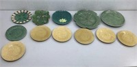 *LPO* (12) Vtg ceramic plates Portaugal made See