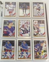 Binder of Hockey Cards