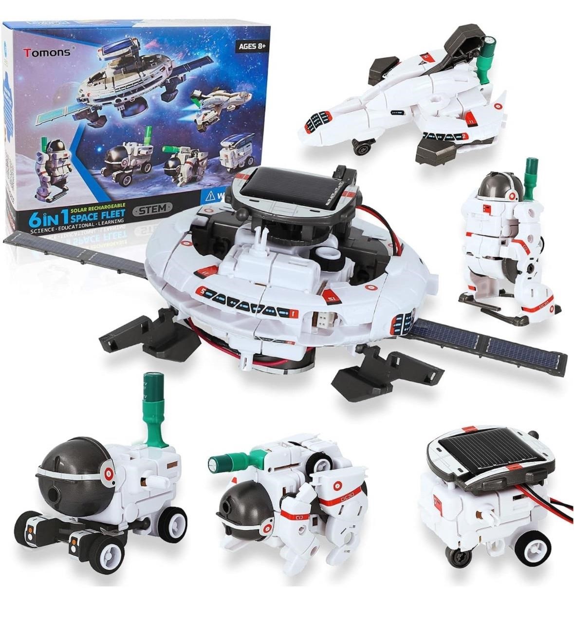 NEW 6-in-1 Solar Robot Kit