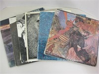 Lot of Six Santana Record Albums