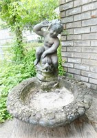 28" Angel Fountain, Cement