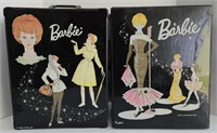 (B) 1963 and 62 Barbie Cases 13"x10.5"x7"