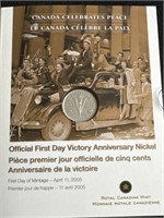 2005- First Day of Victory Anniversary Nickle Coin