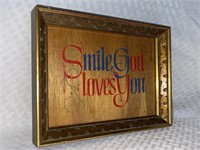 Cute Vintage Small Picture Smile God Loves You