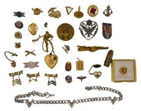 WWII Sweetheart Jewelry Lot