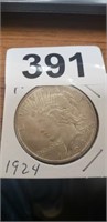 1924 PEACE DOLLAR