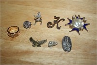 NECKLACE PENDANTS RING & PINS