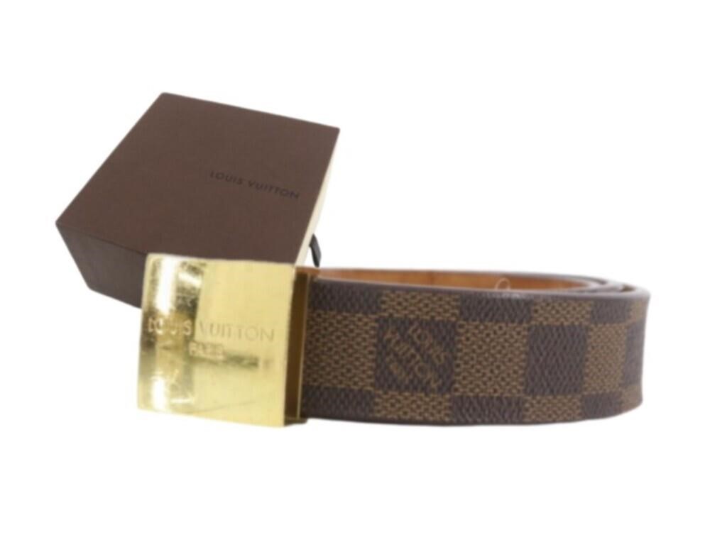 Louis Vuitton Brown Damier Belt