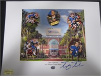 TIM TEBOW SIGNED ARTIST PRINT WITH COA