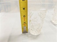 Drinking Glasses, 3¾" , Clear Glass (12)