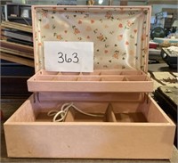Vintage Pink Jewelry Box