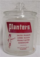 Planters glass counter display jar