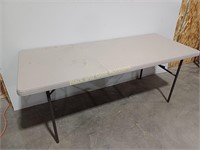 6 Ft Long Lifetime Folding Table