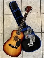 First Act student guitar and case Model FG-130