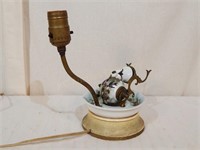 French Snail Form Inkwell.Lamp