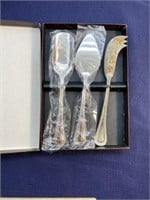 Silver plate godinger japan serving utensils
