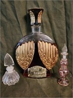 Lot of 3 Vintage Perfume Bottles Toiyours Moi