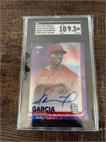 2019 topps chrome Adolis Garcia Rookie Auto /250