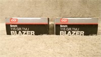 2 boxes-9 mm Blazer