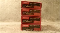 4 boxes-Tactical 223 REM FMJ