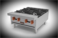 NEW Sierra 24" 4 Burner Gas Hot Plate w/ LP kit