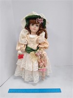 Classic Treasures Porcelain Doll with Stand