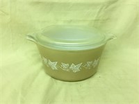 Pyrex IVY LEAF Round Casserole with Lid #473