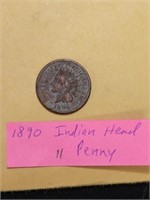 1890 INDIAN HEAD PENNY