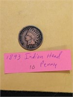 1893 INDIAN HEAD PENNY