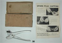 Clark-Feather Spark Plug Gapping tool IOB