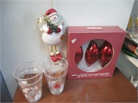Christmas Oraments and Platic Cups