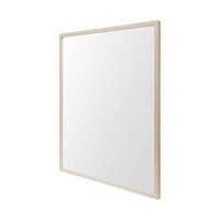 Mercana 31.5x41.5in  Tan Framed Wall Mirror