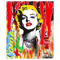 Nastya Rovenskaya- Mixed Media "Marilyn Monroe II"