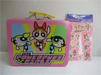 2000 Power Puff  Lunch Box with Sticker