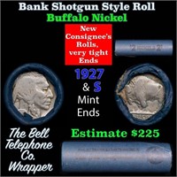 Buffalo Nickel Shotgun Roll in Old Bank Style 'Bel