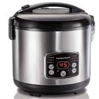 HAMILTON BEACH 14 CUP RICE AND HOT CEREAL COOKER