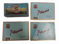 4 PLAYERS NAVY CUT CIGARETTE TINS