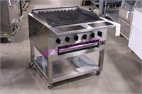 1X, 33.5"X37.5" GARLAND CHARBROILER W/ PORTA STAND