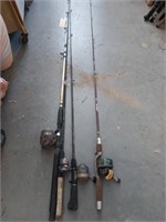 Catfish stick rod & reel, Zebco rod, other rods