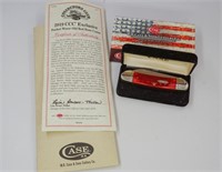 Case CCC 2019 Pocket Worn Old Red Canoe knife