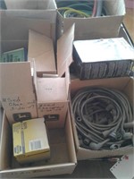 6 BOXES OF MISC CAR PARTS